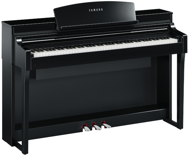 csp-225 piano in Polished Ebony color